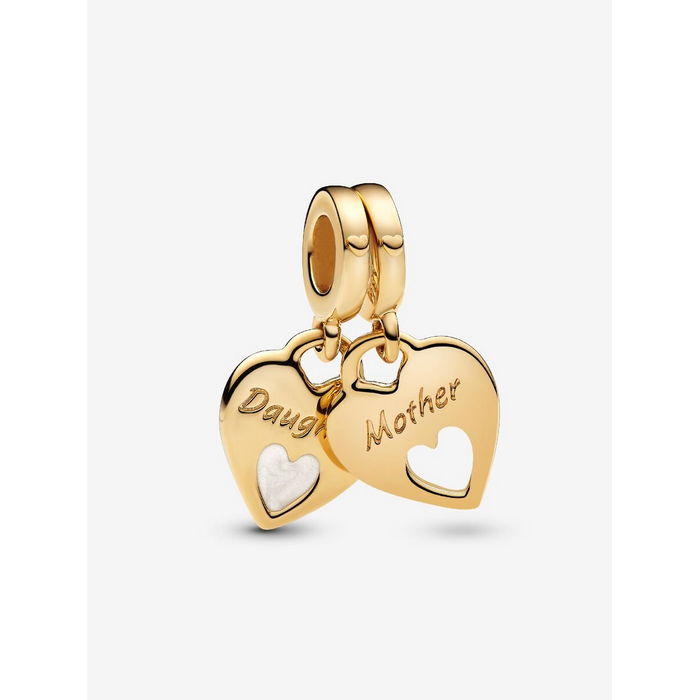 Pandora Bedel Goldplated Deelbare Moeder Dochter Charm 769187C01