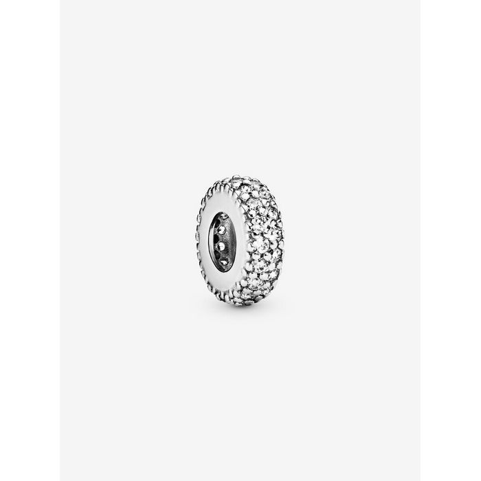 Pandora Bedel Silver Transparante Sprankelende Spacer Charm 791359CZ