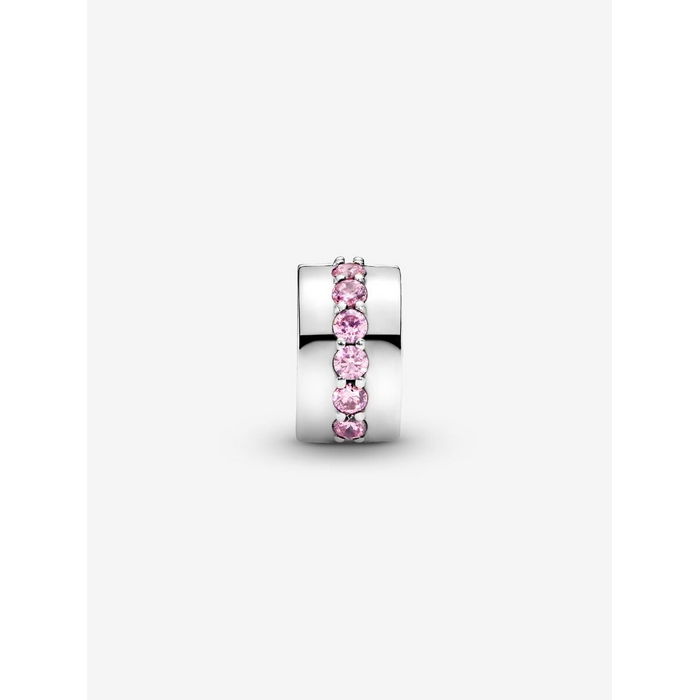 Pandora Clip Silver Roze Sprankelende Rij 791972PCZ - Afbeelding 6
