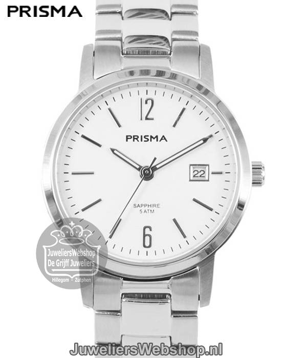 Prisma Horloge P1474 Dames Slimline Classic White - Afbeelding 3
