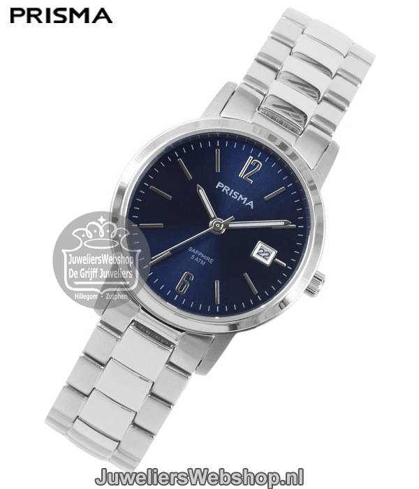 Prisma Horloge P1475 Dames Slimline Classic Blue - Afbeelding 2