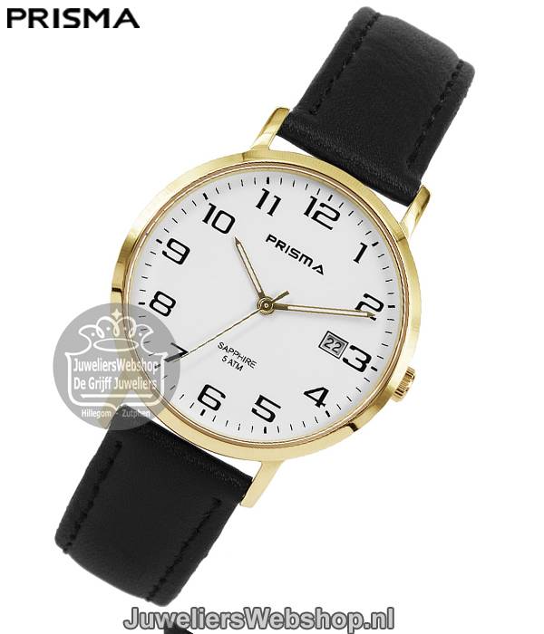 Prisma Horloge P1744 Heren Journey Goud - Afbeelding 2
