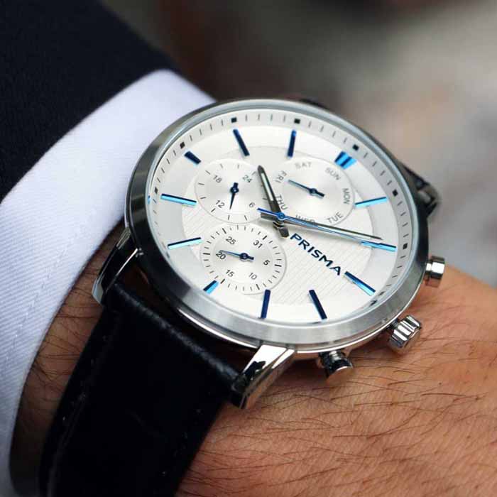 Prisma horloge P1580 Refined Chronograaf Wit - Afbeelding 4