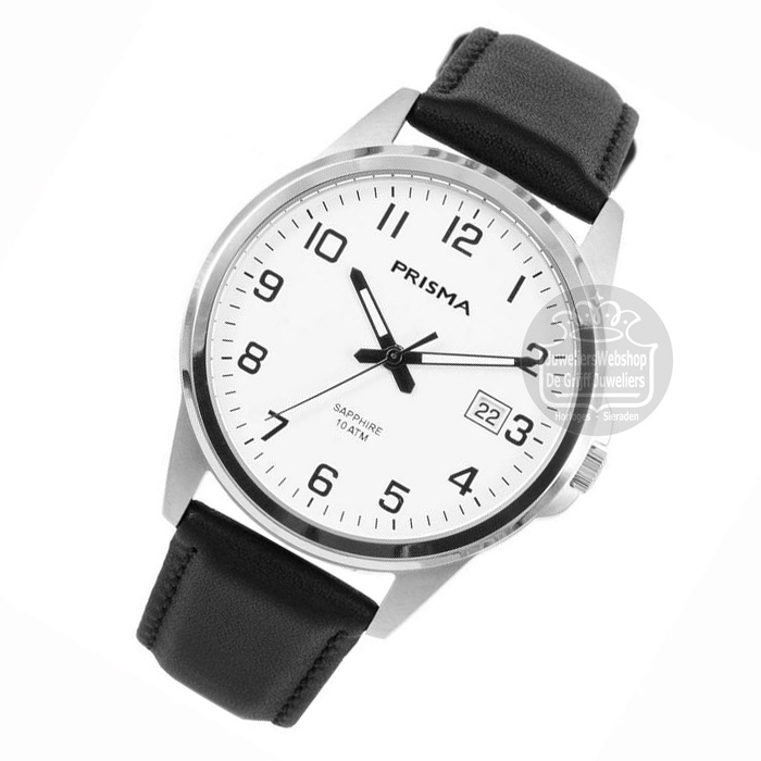 Prisma Horloge P1723140G Heren Titanium Leer - Afbeelding 2