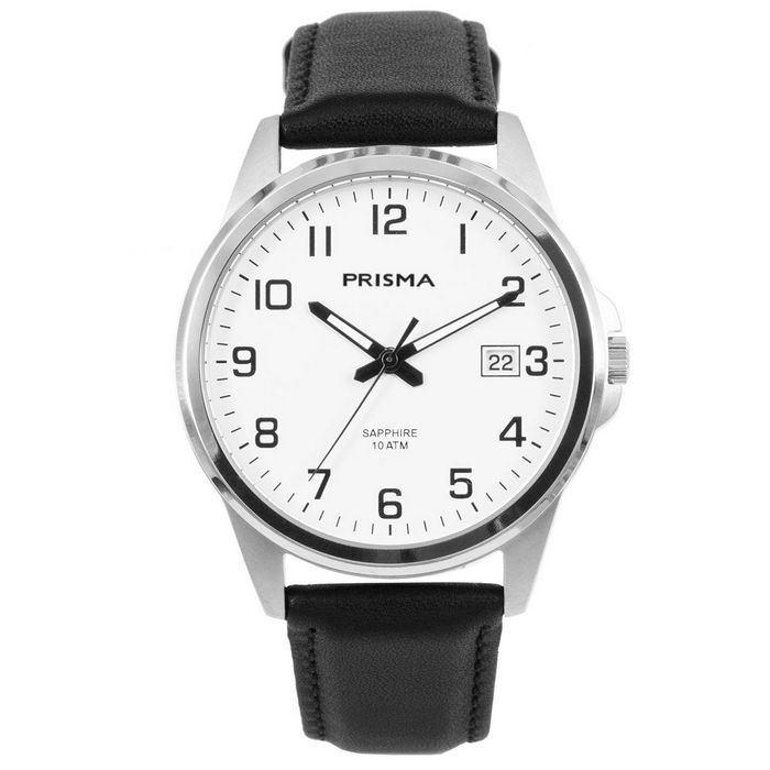 Prisma Horloge P1723140G Heren Titanium Leer