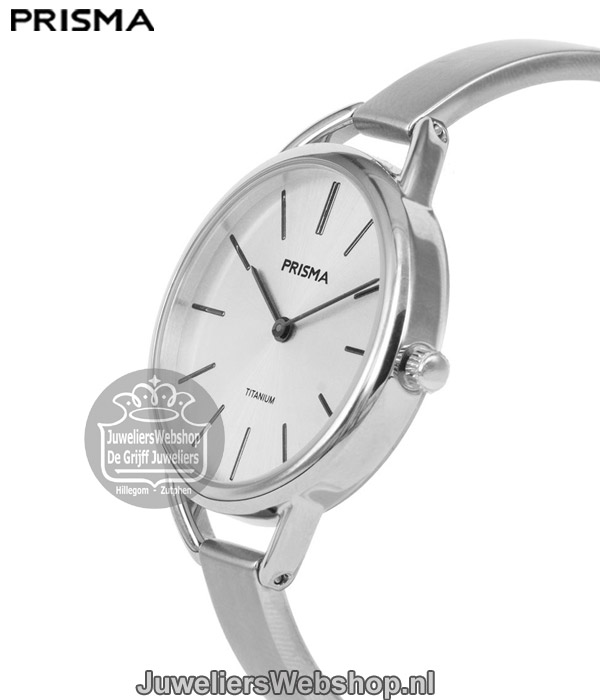 Prisma horloge P1478 dames Simplicity titanium zilver - Afbeelding 4