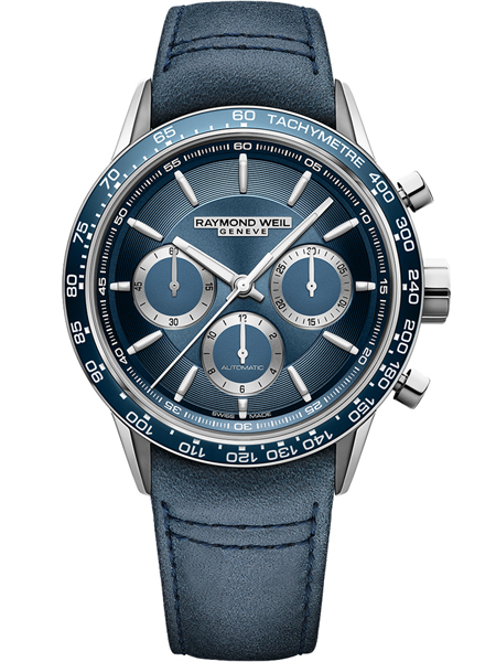 Raymond Weil Freelancer Chrono Horloge 7741 SC3 50021 Blauw