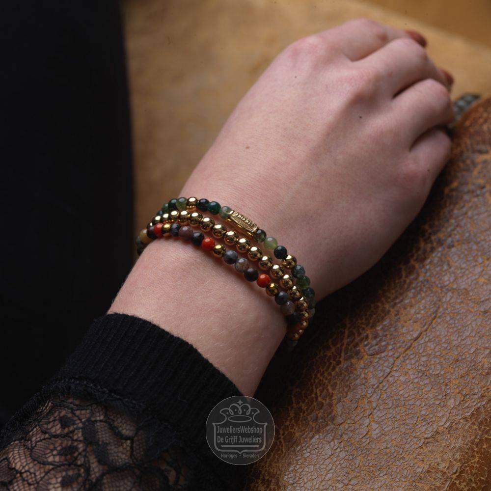 Rebel and Rose Warm Winter Wishes RR-40100-G-S Armband 16,5cm - Afbeelding 4