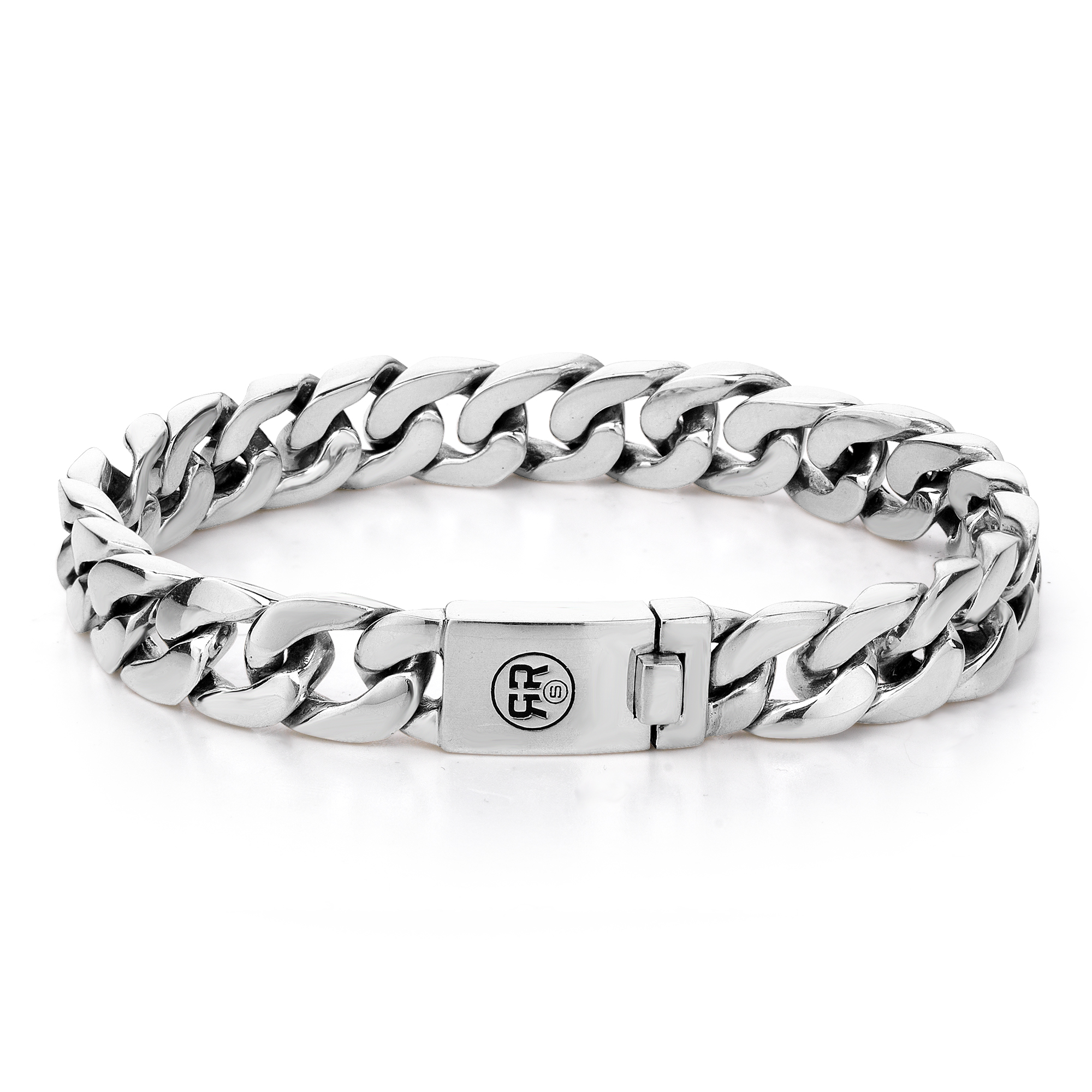Rebel and Rose Sterling Silver Line Tartaros RR-BR008-S-L+ Armband 20cm