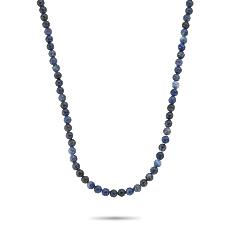 Rebel And Rose Necklace Midnight Blue Sodaliet 6mm RR-NL038-S-55 55cm