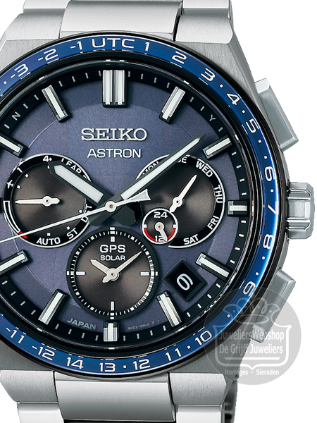 Seiko Astron SSH109J1 Horloge GPS Solar Dual Time - Afbeelding 2