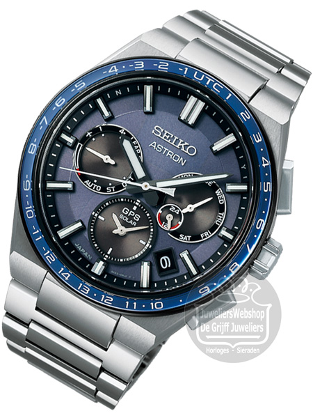 Seiko Astron SSH109J1 Horloge GPS Solar Dual Time - Afbeelding 3