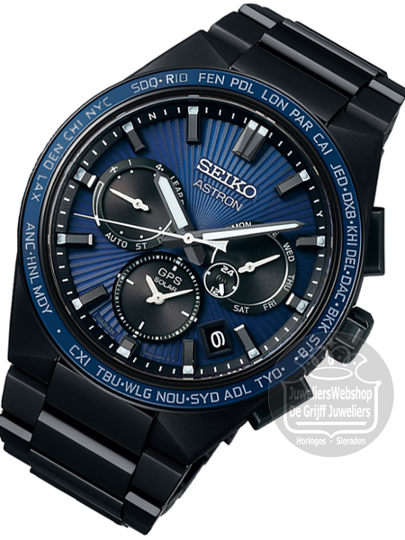 Seiko Astron SSH121J1 Horloge GPS Solar Dual Time - Afbeelding 3