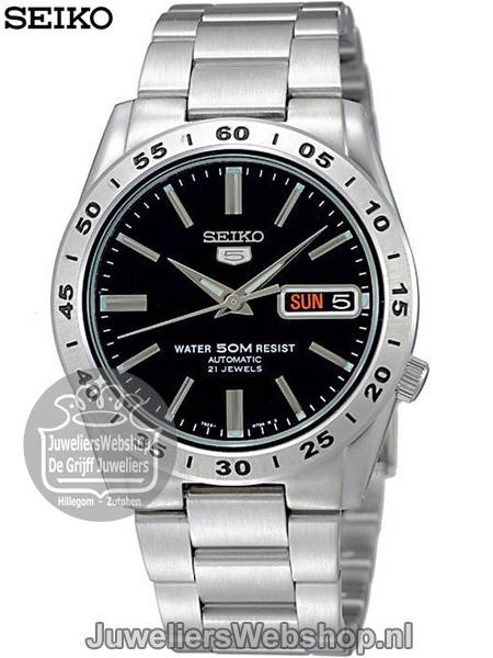 Seiko SNKE01K1 Horloge Edelstaal Automaat - Afbeelding 5