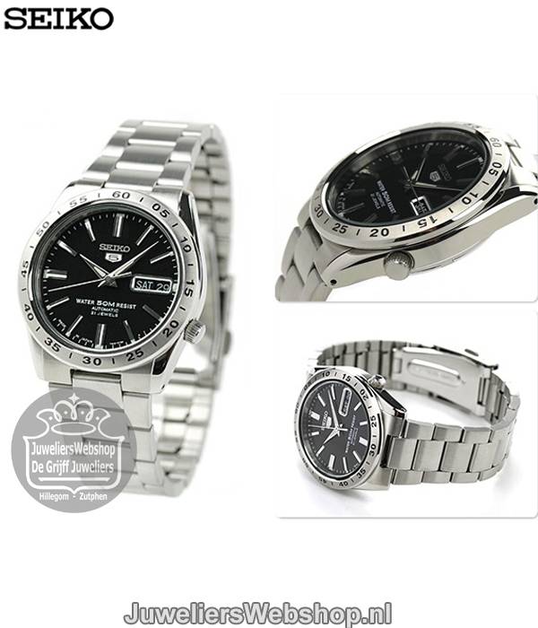 Seiko SNKE01K1 Horloge Edelstaal Automaat - Afbeelding 4