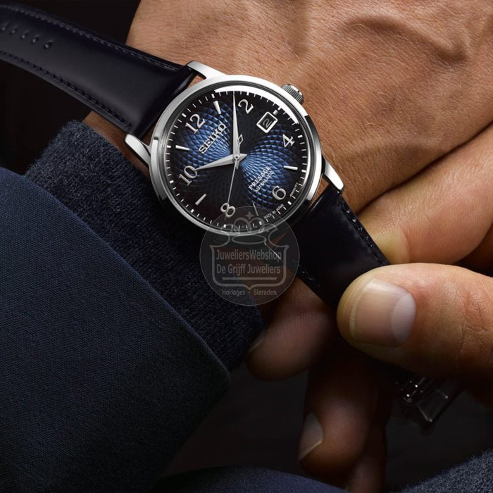 Seiko Presage SRPE43J1 Horloge Blauw - Afbeelding 5