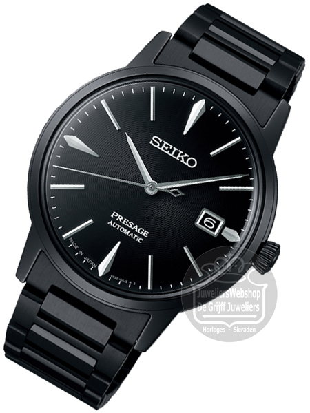Seiko Presage SRPJ15J1 Horloge Zwart - Afbeelding 3