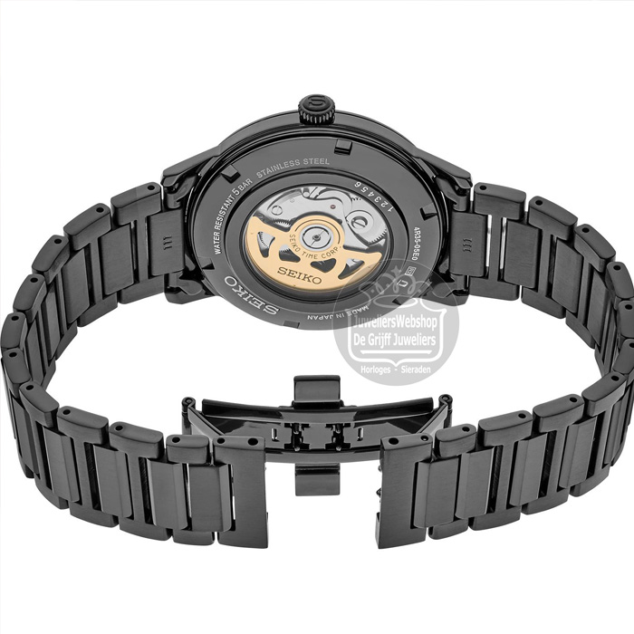 Seiko Presage SRPJ15J1 Horloge Zwart - Afbeelding 6