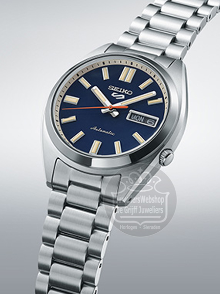 Seiko 5 Sports SRPK87K1 horloge Automaat Blauw - Afbeelding 3