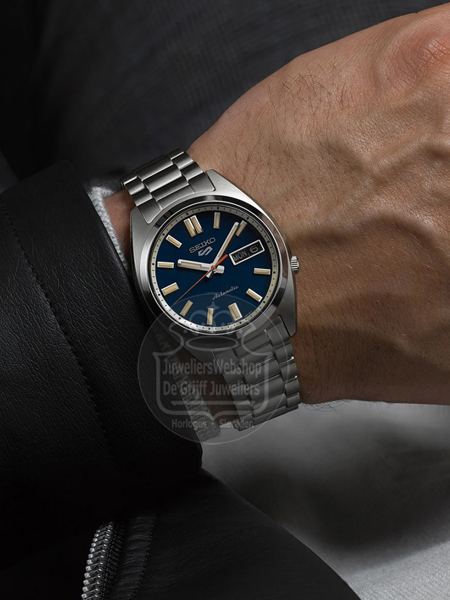 Seiko 5 Sports SRPK87K1 horloge Automaat Blauw - Afbeelding 4