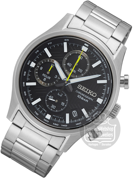 Seiko SSB419P1 horloge Chronograaf Zwart - Afbeelding 3