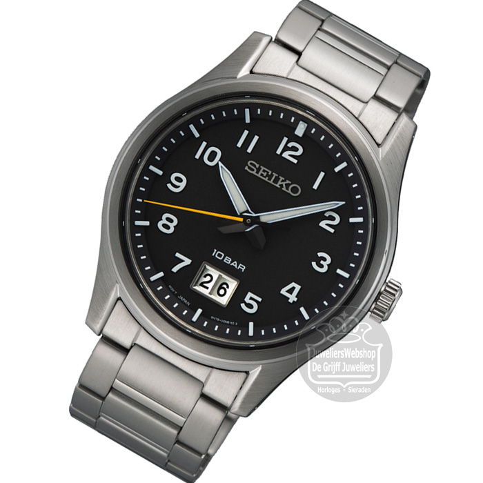 Seiko SUR569P1 Herenhorloge Zwart - Afbeelding 3