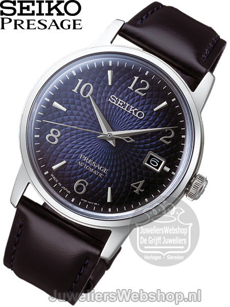 Seiko Presage SRPE43J1 Horloge Blauw - Afbeelding 2