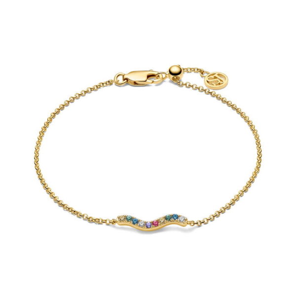 Sif Jakobs Ellera Waves Bracelet SJ-B3859-XCZ-YG