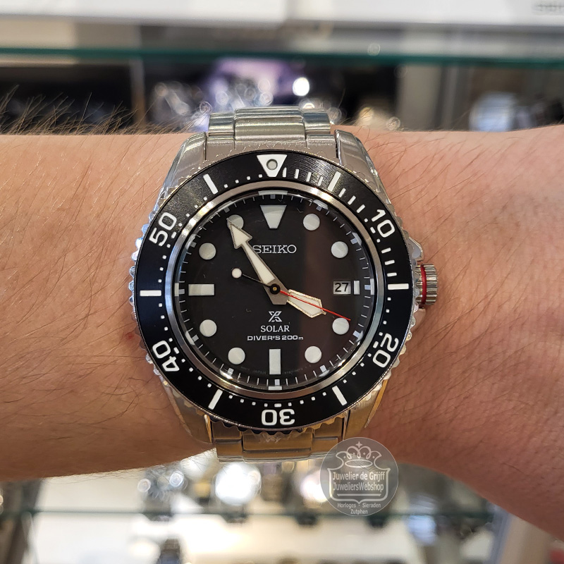 Seiko Prospex Solar SNE589P1 horloge - Afbeelding 4