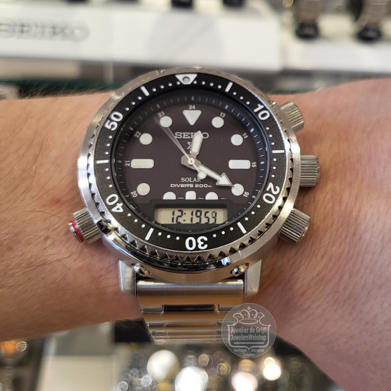 Seiko Prospex Solar SNJ033P1 horloge - Afbeelding 4