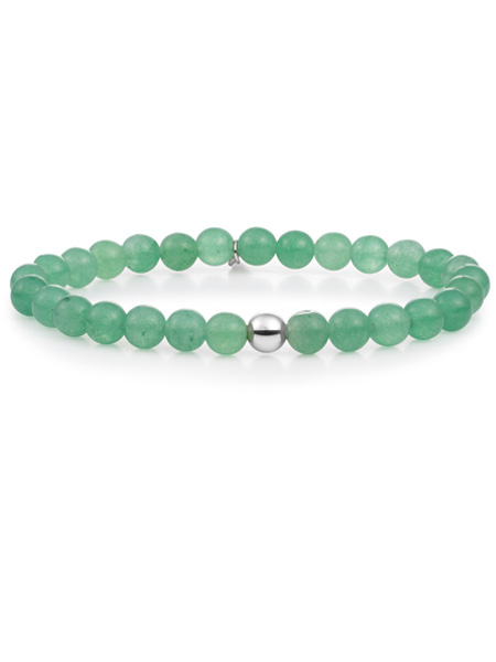Sparkling Jewels Additional Green Aventurine Saturn 6mm Armband SB-GEM29-ADD-6MM