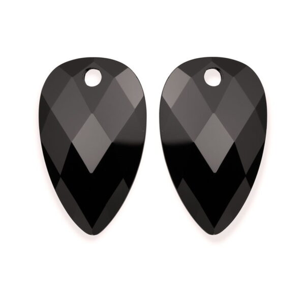 Sparkling Jewels Eardrops Earring Editions Onyx Blossom EAGEM07-BS