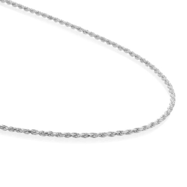 Sparkling Jewels Ketting Rope Chain 45 cm Zilver SN-RPS-045