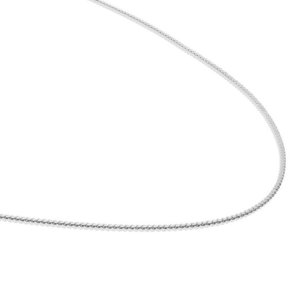 Sparkling Jewels Ketting Serpentine Chain 45 cm Zilver SN-SPS-045