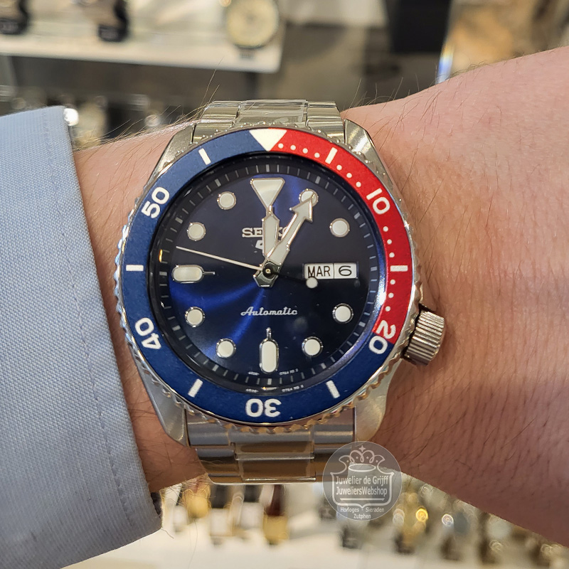 Seiko 5 Sports SRPD53K1 horloge Automaat - Afbeelding 6