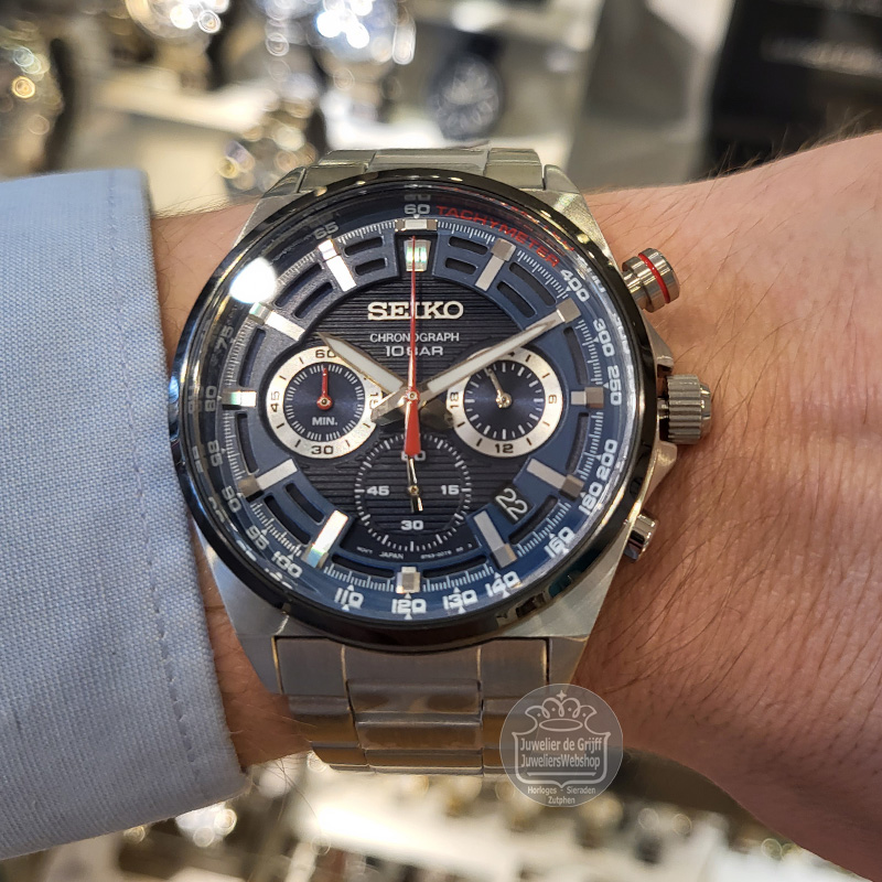 Seiko SSB407P1 horloge Chronograaf - Afbeelding 4