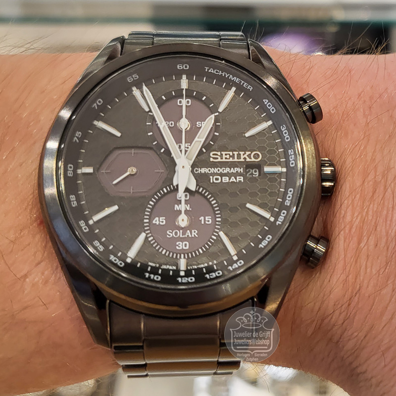 Seiko SSC773P1 Solar Chronograaf Horloge - Afbeelding 4