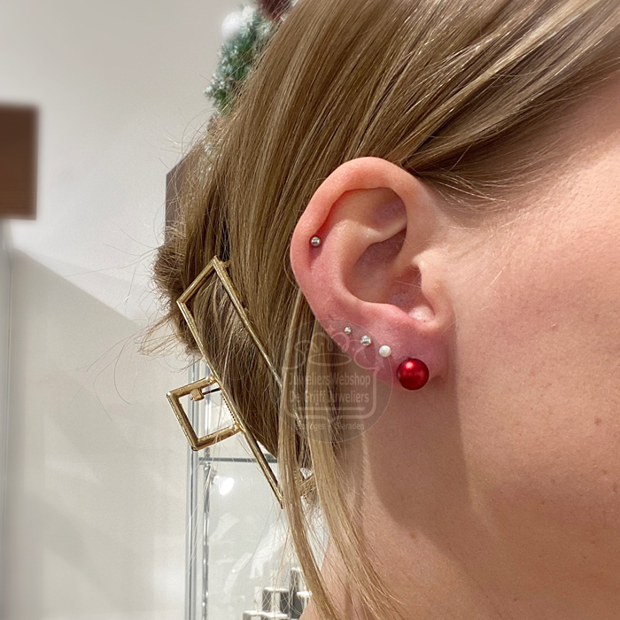 Step by Step Oorsteker 200136 Rood - Afbeelding 2