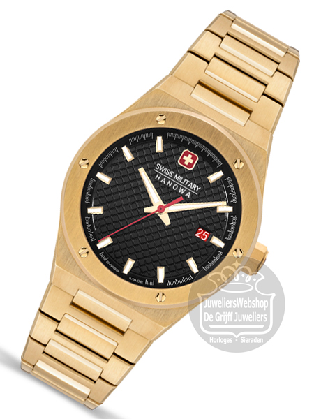 Swiss Military Hanowa Sidewinder horloge SMWGH2101610 goldplated - Afbeelding 3