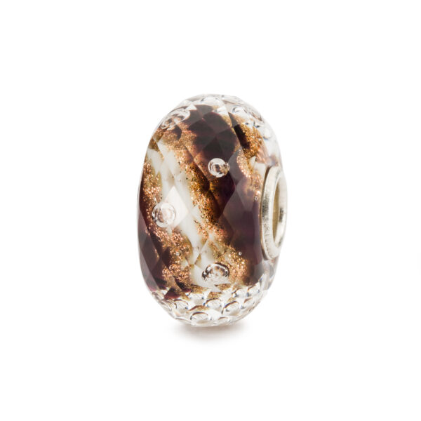 Trollbeads kraal TGLBE-30068 Penseelstreken