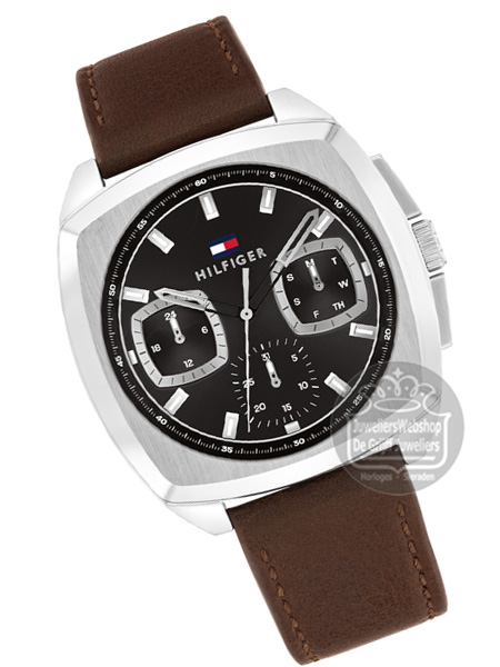 Tommy Hilfiger Horloge TH1710555 Apollo Multi-Functie Bruin - Afbeelding 3