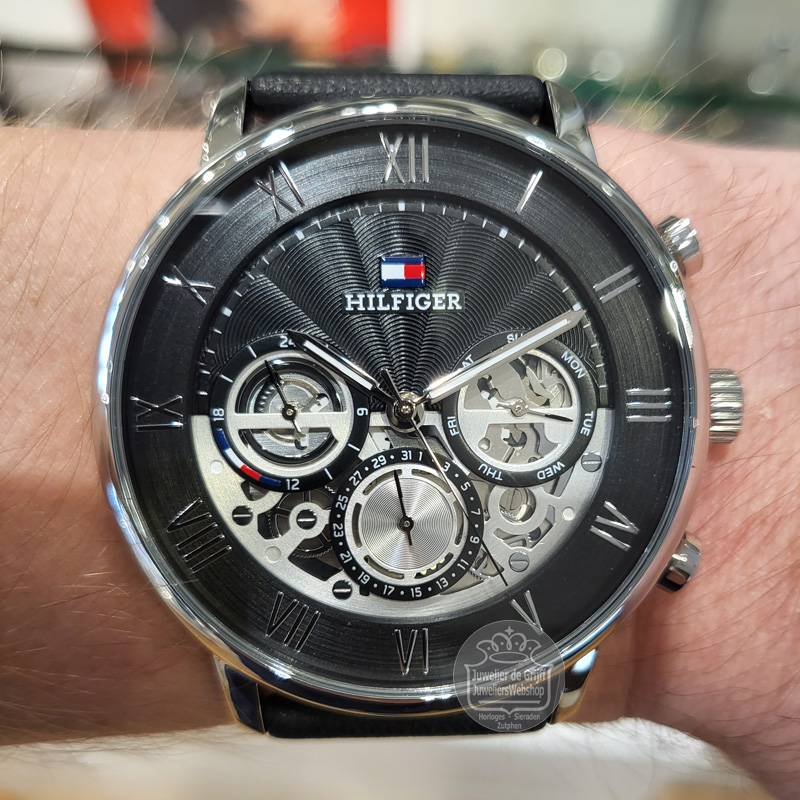 Tommy Hilfiger Horloge TH1710565 Legend Multi-Functie Zwart - Afbeelding 6