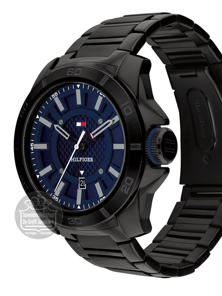Tommy Hilfiger Horloge TH1792139 Windsurf Zwart - Afbeelding 3