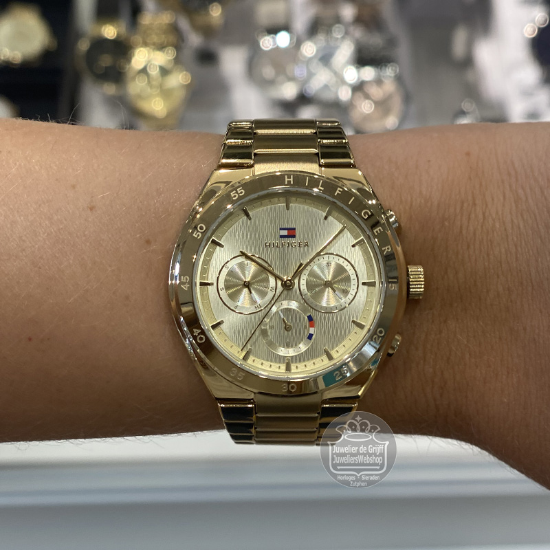 Tommy Hilfiger Horloge TH1782575 Carrie Goud - Afbeelding 6