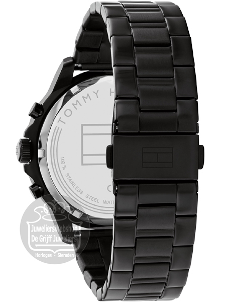 Tommy Hilfiger Horloge TH1710478 Henry Multi-Functie Zwart - Afbeelding 4