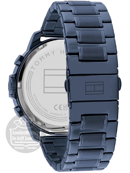 Tommy Hilfiger Horloge TH1710493 Luca Multi-Date Blauw - Afbeelding 4