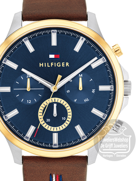 Tommy Hilfiger Horloge TH1710496 Ryder Multi-Functie Blauw - Afbeelding 2