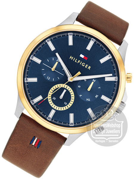 Tommy Hilfiger Horloge TH1710496 Ryder Multi-Functie Blauw - Afbeelding 5