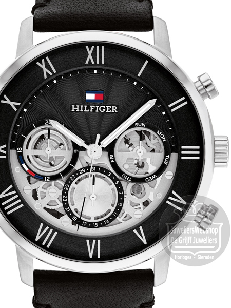 Tommy Hilfiger Horloge TH1710565 Legend Multi-Functie Zwart - Afbeelding 2