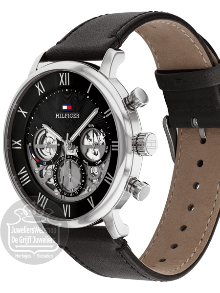 Tommy Hilfiger Horloge TH1710565 Legend Multi-Functie Zwart - Afbeelding 3